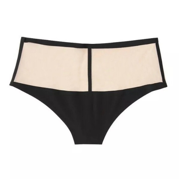 Victoria's Secret Black and Nude High-Waist Panty - Picture 3 of 10